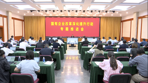 国务院国资委召建国有企业鼎新深入提升行动专题推动会